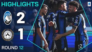 ATALANTAUDINESE 21  HIGHLIGHTS  Atalanta secure comeback win  Serie A 202425 [upl. by Goraud114]