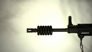 BOWJAX AR15 Barrel Dampeners 3 Positions Slow Motion Barrel Vibrations High Speed Video [upl. by Wurtz]