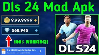 DLS 24 MOD Apk Unlimited Coins And Diamonds  Dream League Soccer 2024 Mod APK v11070 [upl. by Dylana870]