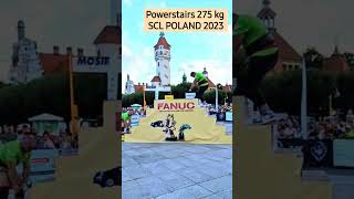 Oskar Ziolkowski V Kevin Hazeleger at SCL POLAND 2023 Powerstairs shortsvideo strongman [upl. by Ahsiem]