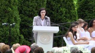 Julie R Rubin 91 Gives 2011 Commencement Speech [upl. by Aderb466]