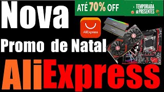 NOVA E ÚLTIMA PROMO DO ANO ALIEXPRESS [upl. by Notxap623]