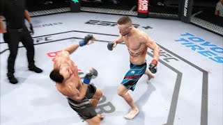 UFC 268  Justin Gaethje vs Michael Chandler Full Fight Highlights  UFC Lightweight UFC 4 [upl. by Steffen]