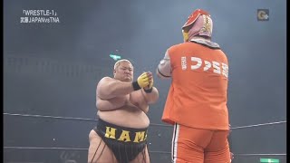 WRESTLE1  Kikutaro vs Ryota Hama [upl. by Eesak]