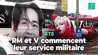 Deux nouveaux membres de BTS font leur service militaire en Corée du Sud [upl. by Willey627]