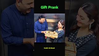 Gift Prank girl shocking 😂🤣  Rj Naved Lift Prank  Prank Video😅 prank​ gost​ funny​ [upl. by Grounds141]