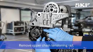 Tutorial  How to replace the SKF timing chain kit VKML 88005 Part 1 Removal  BMW N47 engines [upl. by Akimet]