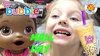 BABY ALIVE has a FUN DAY at the MALL The Lilly and Mommy Show The TOYTASTIC Sisters [upl. by Kinsman]