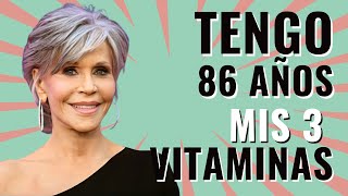 ¡Jane Fonda 86 todavía se ve 59 🔥 Mis 3 Vitaminas Para No Envejecer [upl. by Mroz]