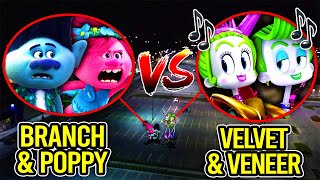 I FOUND VELVET amp VEENER VS POPPY amp BRANCH TROLLS BAND TOGETHER MOVIE [upl. by Sanburn139]