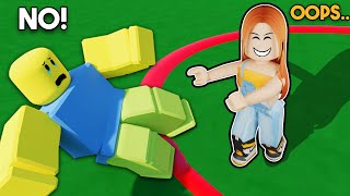 CHUPI AKO LANG ANG PWEDE SA LOOB  ROBLOX Dont leave the circle [upl. by Lleznov899]