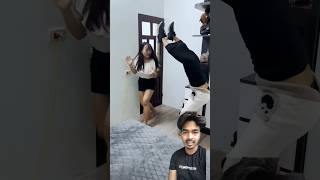 Pati ka prank wife dar gaishorts reaction shortsfeed [upl. by Retsam402]