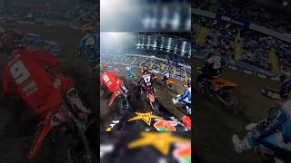 What a Supercross Start Feels Like 😳 [upl. by Attenoj]