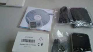 Blackberry Bold 9000 Unboxing and Vs Blackberry Storm 9500 [upl. by Ahsuat]