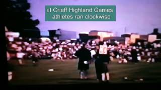 Crieff asbpresentations  Crieff Highland Games 1971  Rare Footage [upl. by Nuawtna]