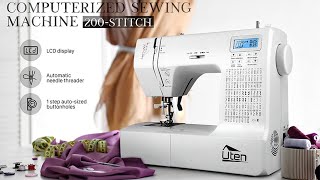 Prime Day Promotion Uten 2685A Computerized Sewing Machine Electronic 200 Stitches [upl. by Nahtaneoj]