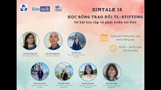 SIMTALK 15 CƠ HỘI HỌC TẬP TRAO ĐỔI TẠI ĐỨC  MÙA ĐÔNG 2022 [upl. by Sioled]