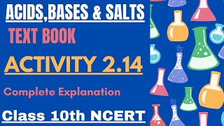 Activity 2 14 class 10 science  NCERT Acids Bases and Salts Class 10 Science class10 [upl. by Solracesoj]