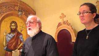 2014 12 07 Kontakion of Christs Nativity in Greek and English [upl. by Abramson978]