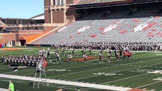 Marching Illini sousaphone drum line [upl. by Ardolino163]