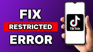 How To Fix Setting Restricted By TikTok To Protect Your Privacy 2023 [upl. by Elnar765]