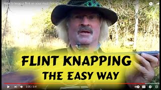 How to knap a flint on your muzzleloader [upl. by Aziza]