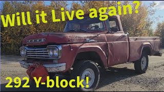 F100 Revival Will this 4x4 1959 Ford Pickup Run and Drive After 30 Years [upl. by Ninnetta]