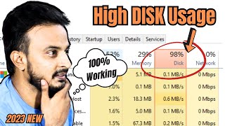 2023 FIX 100 Disk Usage Problem in Windows 1011  High Disk Usage [upl. by Yarezed489]