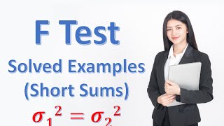 F Test  Question and Solution  Small Sample Test  BCom Statistics  Statistics for All [upl. by Gerstner8]