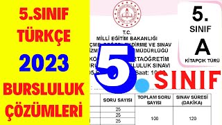 5sınıf 2023 bursluluk sınavı 5sınıf Türkçe 2023 bursluluk sınavı soruları [upl. by Coletta]