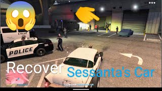 GTA 5 ONLINE  Recover Sessantas Car [upl. by Juni150]