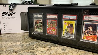 VAULTED THE DISPLAY VAULT CARD EDITION Review of the Ultimate Sports Card Case [upl. by Lyrad]