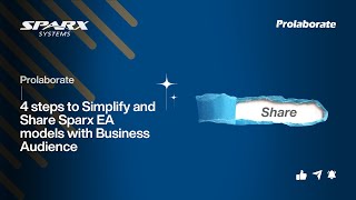 4 steps to Simplify and Share Sparx EA models with Business Audience [upl. by Anrym384]