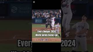 Every Dodger home run in the 2024 World Series dodgers worldseries homerun freddiefreeman [upl. by Ludovico]