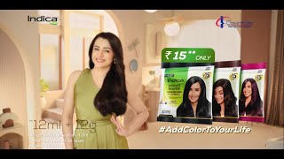 Indica Creme Hair color  AddColorToYourLife  Tamil TVC  Trisha  Cavinkare [upl. by Elmaleh164]