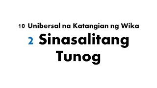 10 Katangian ng Wika Sinasalitang Tunog Part 2 [upl. by Bitthia609]