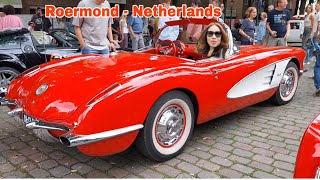 Komunitas Mobil Tua Serbu Kota Roermond🇳🇱 Nonsje Vlog [upl. by Watt]