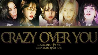 BLACKPINK 블랙핑크 ↱ CRAZY OVER YOU ↰ You as a member Karaoke 5 members ver Eng [upl. by Stevena]