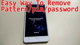 Redmi Pin PatternPassword Reset And Hard Reset all Xiaomi redmi Phone in hindi by free knowledge [upl. by Annoval]