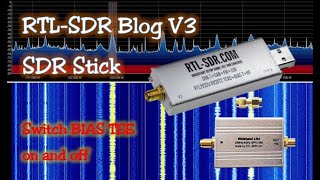 RTL SDR Blog V3 SDR Stick Bias Tee an und ausschalten [upl. by Snider]