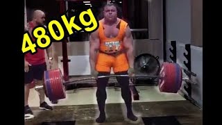 480kg DEADLIFT Ivan Makarov Eddie Hall 500kg record is in trouble [upl. by Wiles]