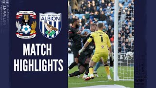 Coventry City v West Bromwich Albion highlights [upl. by Rickert]