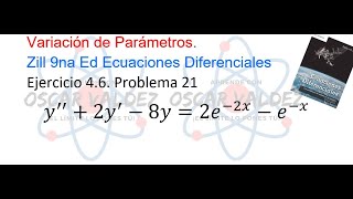 Ejercicios 46 Problema 21 Dennis G ZILL 9na Ed Variación de parámetros PVI [upl. by Anom]