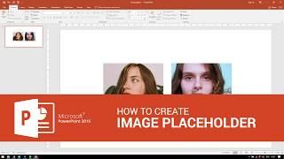 How To Create Image Placeholder In PowerPoint [upl. by Favrot]