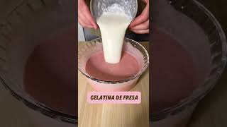 GELATINA DE FRESA CON CHOCOLATE [upl. by Toft]