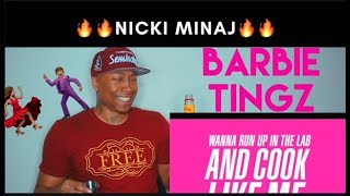 Nicki Minaj  Barbie Tingz Lyric Video REACTION 🔕NO SOUND🔕 [upl. by Assiren]