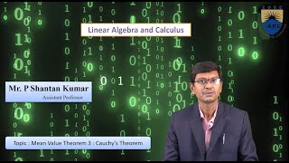 Cauchys Mean Value Theorem by Mr P Shantan Kumar [upl. by Nerac]