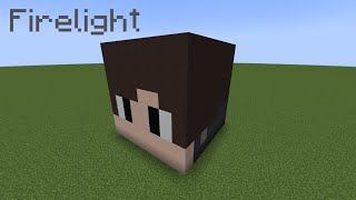 Firelight Minecraft Head TUTORIAL [upl. by Ztnahc]