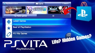 PS Vita PlayStation Store  Browsing the Store in 2024 [upl. by Takeo]