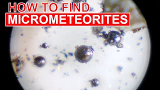 How to find Micrometeorites on the Roof of your House  Magnetic Games [upl. by Sixele198]